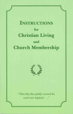Image of Instructions for Christian Living and Church Membership -Revised