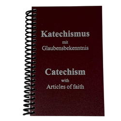 Image of Catechism w/Articles of Faith German/English 6x5x1