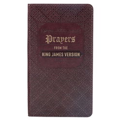Image of Prayers from the King James Version Brown Faux Leather Gift Book