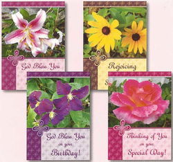 Image of Cards Birthday Flower Garden