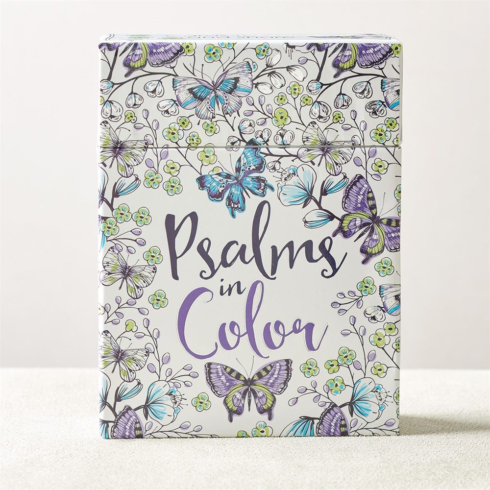Image of Psalms in Color: Cards to Color and Share -Box of 44