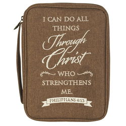 Image of BIBLE CASE I CAN DO ALL LARGE PRINT