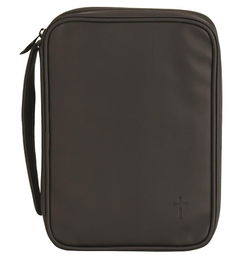 Image of BC: Black Vinyl W/ Cross Large Print Cover