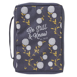 Image of BC: Be Still and Know Navy Poly-Canvas – Psalm 46:10 Medium