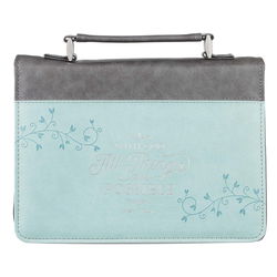 Image of BC: LG All Things Are Possible Classic Faux Leather in Light Blue