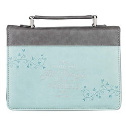 Image of BC: All Things Are Possible Leather Light Blue Medium