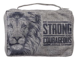 Image of BC: Strong and Courageous Lion Gray – Large
