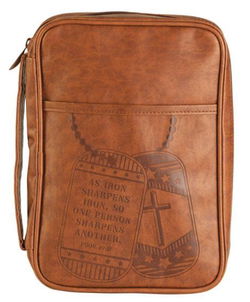 Image of DWSO BC: Iron Sharpens Iron Brown Large