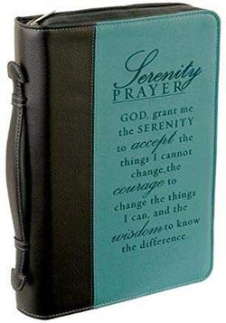 Image of BC: Serenity Prayer Two-tone Turquoise and Black Medium