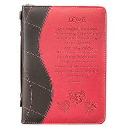 Image of BC: Love 1 Corinthians 13:4-8 Pink Large