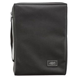 Image of BC: Black Polyester With Fish Emblem XSmall