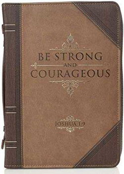 Image of BC: Be Strong & Courageous Joshua 1:9 Brown Medium