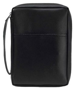 Image of BC: Black Cross Leather Like Vinyl XLarge