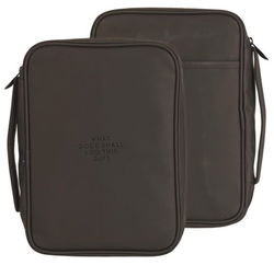 Image of BC: What Good Shall I Do Black 11.25 x 7.75 Fabric Zippered Bible