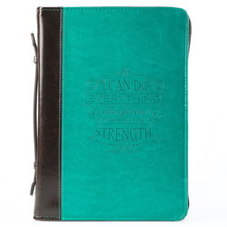 Image of BC: Fashion Turquoise/Brown I Can Do Everything Phil. 4:13 – Large