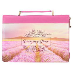 Image of BC: Fashion Pink/Flower Field Printed Amazing Grace – Large