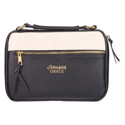 Image of BC: Fashion Black/White Amazing Grace Badge – Medium