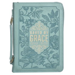 Image of BC: Fashion Teal Saved by Grace Eph. 2:8 – Medium