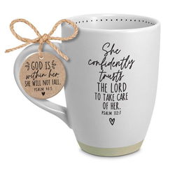 Image of Ceramic Mug Raw Bottom – She Inspires Trust