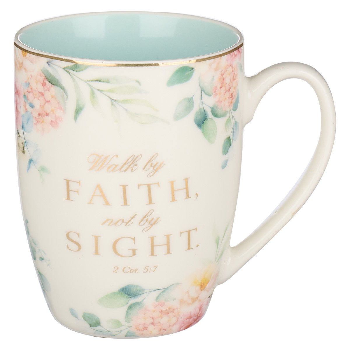 Image of Walk By Faith Ceramic Coffee Mug – 2 Corinthians 5:7