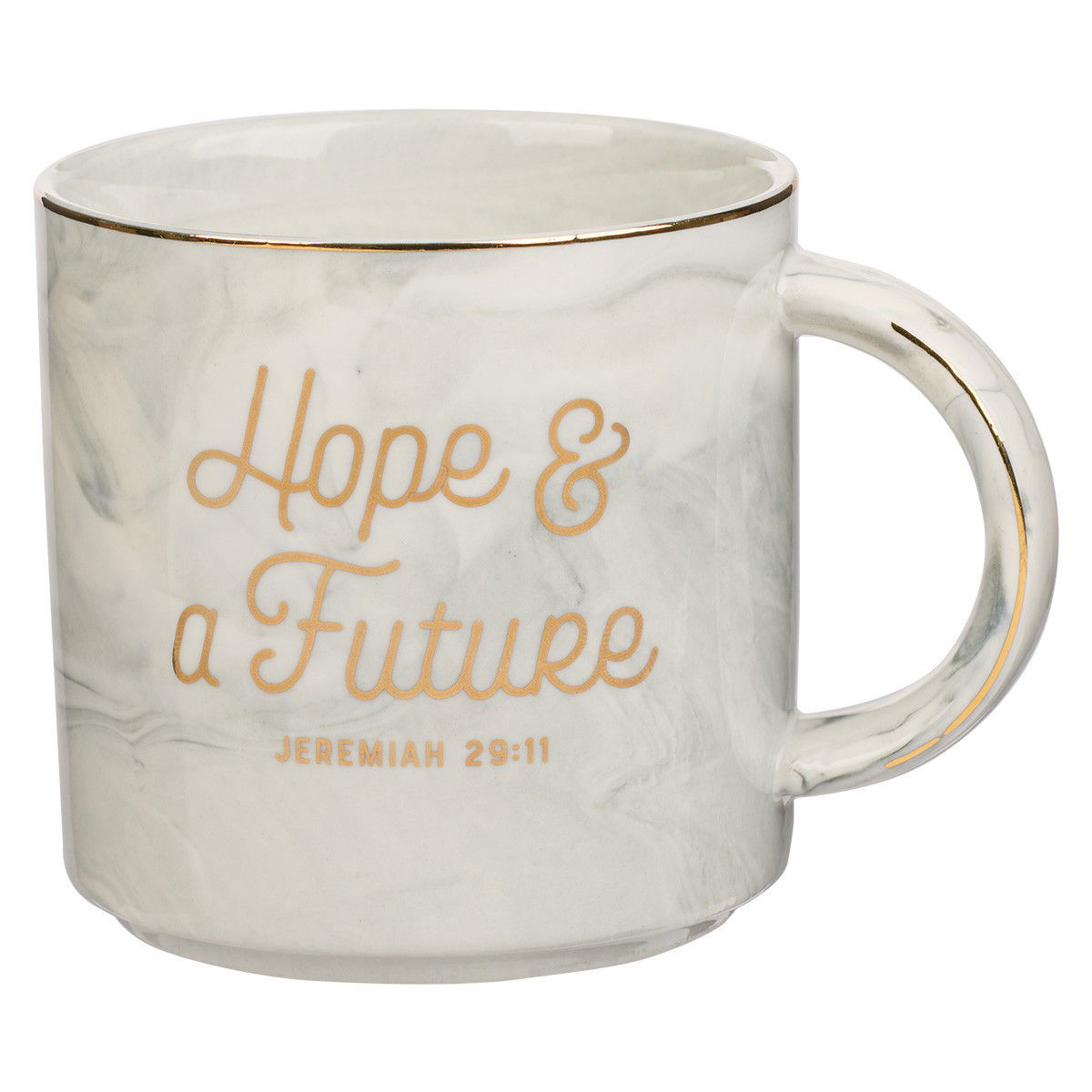 Image of DWSO Hope and a Future White Ceramic Coffee Mug – Jeremiah 29:11