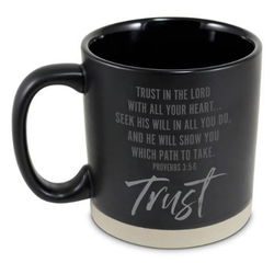 Image of Ceramic Mug – Hold Hope Trust Black – 16oz