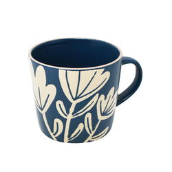 Image of Blue Tulip Stoneware Mug