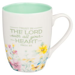 Image of Mug Multi-Floral Trust in the Lord Prov. 3:5-6
