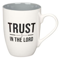 Image of Mug Gray Trust in the Lord Prov. 3:5