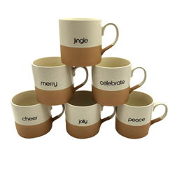 Image of Holiday Word Mugs – Assorted