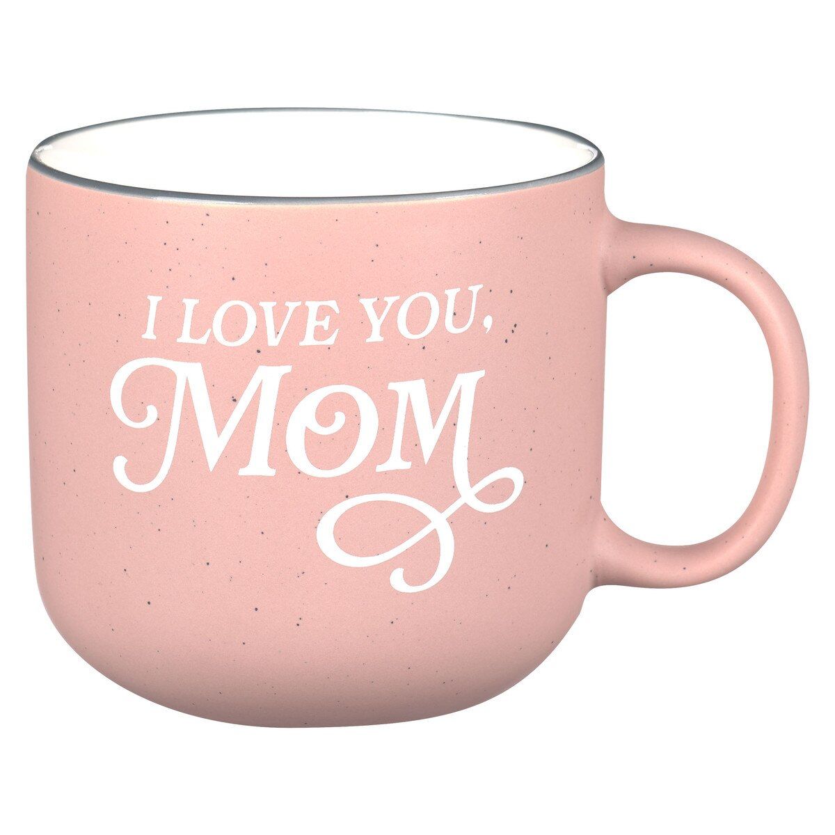 Image of I Love You, Mom Pink Ceramic Coffee Mug