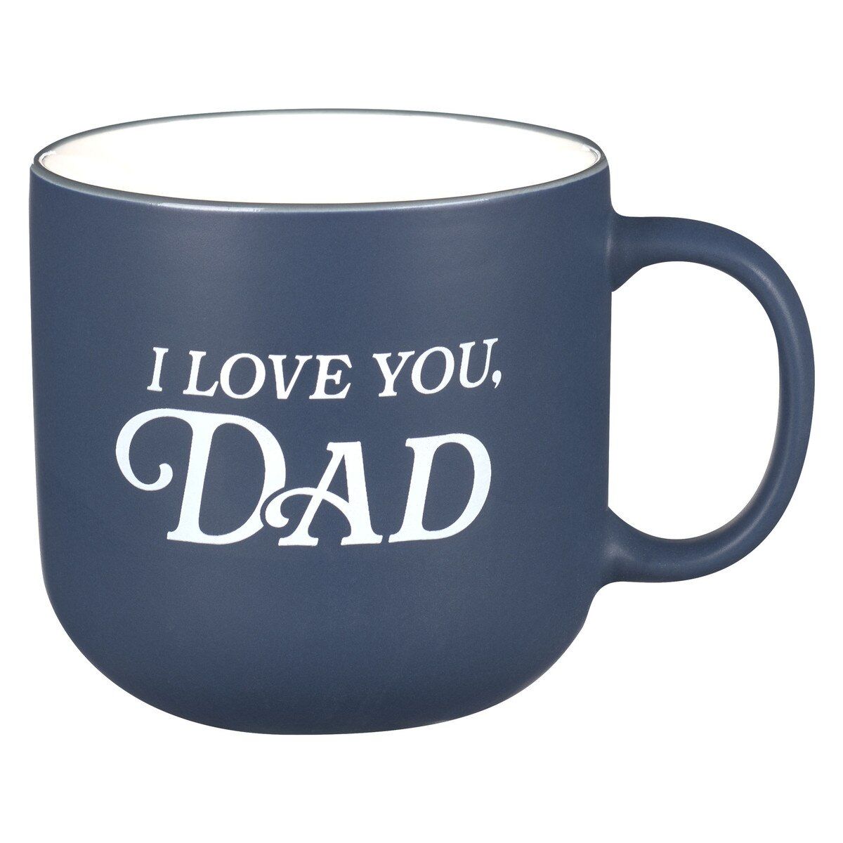 Image of I Love You, Dad Navy Blue Ceramic Coffee Mug