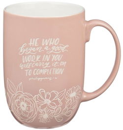 Image of Mug Peach Good Works Phil 1:6