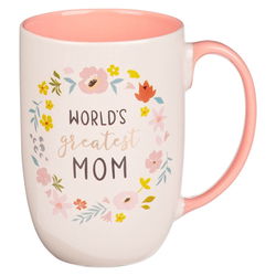 Image of Mug Floral World’s Greatest Mom