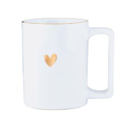 Image of Gold Foil Organic Mug – Holiday Love