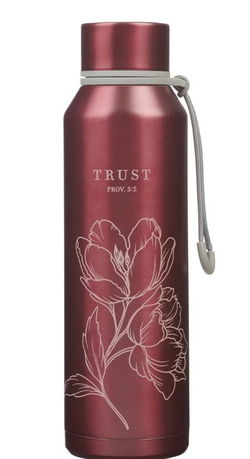 Image of Water Bottle SS Pink Trust Prov. 3:5