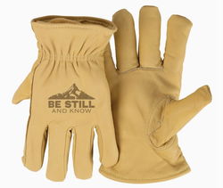 Image of Be Still & Know-Gloves Tan Thnslate