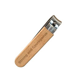 Image of Beechwood Nail Clipper – Strong and Courageous
