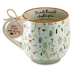 Image of Coffee Mug Vintage Floral 18 oz