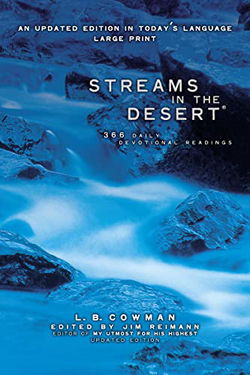 Image of Streams in the Desert, Large Print: 366 Daily Devotional Readings (Revised) – La
