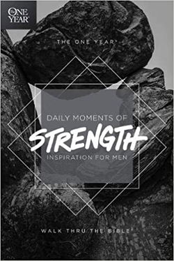 Image of The One Year Daily Moments of Strength: Inspiration for Men