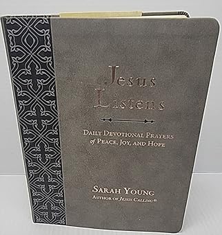 Image of Jesus Listens: 365-day Daily Devotional Prayers of Peace, Joy, and Hope