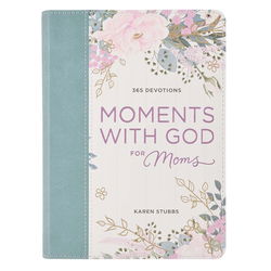 Image of Moments With God For Moms Faux Leather Daily Devotional