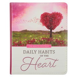 Image of One-Minute Devotions Daily Habits of the Heart Faux Leather