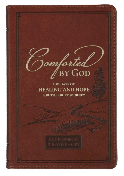 Image of Devotional Comforted by God Faux Leather