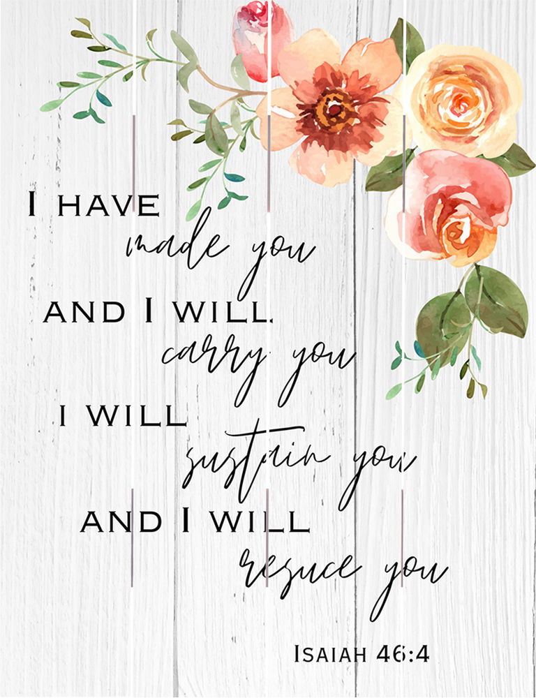 Image of Pallet Art I Will Rescue You 9×12