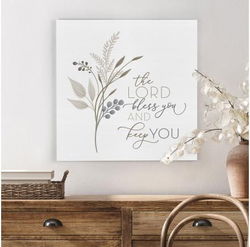 Image of Canvas – The Lord Bless You And Keep You – 20×20
