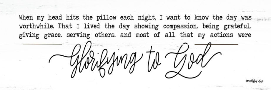 Image of Pallet Art Glorifying to God 6×18