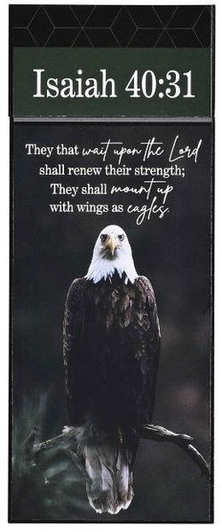 Image of Stacked Wall Eagle Plaque- Isaiah 40:31