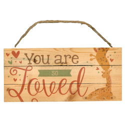 Image of You Are So Loved Hanging Sign